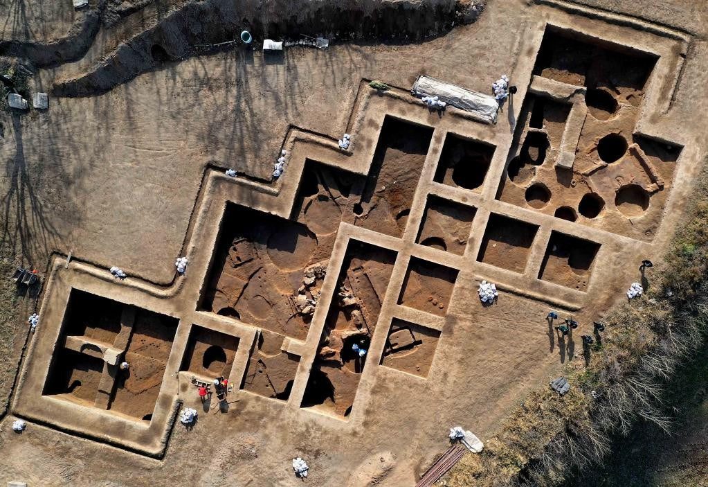 Matrice 4 Enterprise archaeological landscape survey